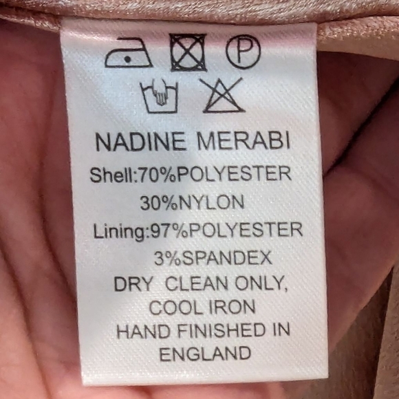 Nadine Merabi Olivia Red Lace Corsetry Bodice Dress Size Small/4 - Picture 6 of 14